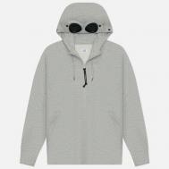 Мужская толстовка  Adjustable Hoodie Kangaroo Pocket Lens, цвет серый, размер XL C.P. COMPANY