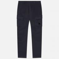 Мужские брюки  Stretch Sateen Ergonomic Cargo Lens Pocket, цвет синий, размер 50 C.P. COMPANY