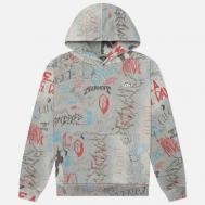 Мужская толстовка  Marker Hoodie, цвет серый, размер M RIPNDIP