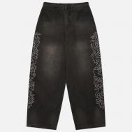 Мужские джинсы  Pretty Flacko Extra Wide Leg, цвет чёрный, размер 36 RIPNDIP