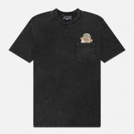 Мужская футболка  Nermal S Thompson Pocket, цвет чёрный, размер M RIPNDIP