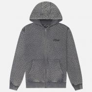 Мужская толстовка  Ripngems Zip-Up Hoodie, цвет серый, размер S RIPNDIP