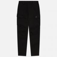 Мужские брюки  Stretch Sateen Ergonomic Fit Cargo Garment Dyed, цвет чёрный, размер 50 C.P. COMPANY