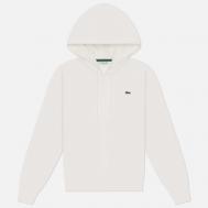 Женская толстовка  Zipped Fleece Hoodie, цвет белый, размер M Lacoste