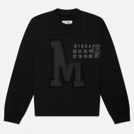 Мужская толстовка  Logo Detailed Crew Neck, цвет чёрный, размер XXL Maison Margiela MM6