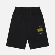 Мужские шорты  Label Patch, цвет чёрный, размер XXL Maison Margiela MM6