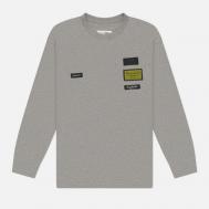 Мужской лонгслив  Label Patch, цвет серый, размер M Maison Margiela MM6