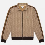 Мужская толстовка  Logo Embroidered, цвет коричневый, размер M Lacoste