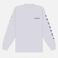 Мужской лонгслив   Logo Wide, цвет белый, размер L Sophnet.