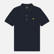 Мужское поло  Jersey Cotton, цвет синий, размер L Lyle & Scott
