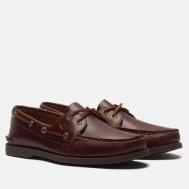 Мужские ботинки  Authentic Original 2-Eye Leather Smooth, цвет коричневый, размер 44.5 EU Sperry Top-Sider