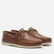 Мужские ботинки  Authentic Original 2-Eye Leather Smooth, цвет коричневый, размер 46 EU Sperry Top-Sider
