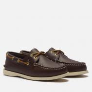 Женские ботинки  Authentic Original 2-Eye Leather Smooth, цвет коричневый, размер 38 EU Sperry Top-Sider