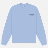 Мужская толстовка  Wimbledon Crewneck, цвет голубой, размер XXL Sporty & Rich