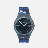 Наручные часы  Camouclouds, цвет синий Swatch