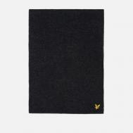 Шарф  Lambswool Ribbed, цвет чёрный Lyle & Scott