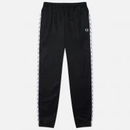 Мужские брюки  Taped Track, цвет чёрный, размер XL FRED PERRY