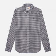 Мужская рубашка  Stretch Poplin Gingham Regular, цвет коричневый, размер L Timberland