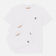 Комплект мужских футболок  Dunstan River 3-Pack, цвет белый, размер XXL Timberland