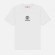 Мужская футболка  Stack Logo, цвет белый, размер XXL Timberland