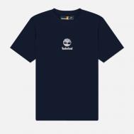 Мужская футболка  Stack Logo, цвет синий, размер XXL Timberland