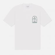Мужская футболка  Printed Cotton, цвет белый, размер XXL Lacoste