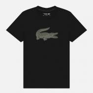 Мужская футболка  Sport 3D Print Crocodile, цвет чёрный, размер S Lacoste