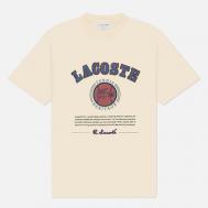 Мужская футболка  Print Cotton, цвет белый, размер S Lacoste