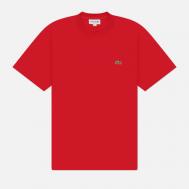 Мужская футболка  Classic Fit Embroidered Crocodile, цвет красный, размер L Lacoste