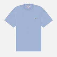 Мужская футболка  Classic Fit Embroidered Crocodile, цвет голубой, размер L Lacoste