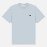 Мужская футболка  Classic Fit Embroidered Crocodile, цвет голубой, размер M Lacoste