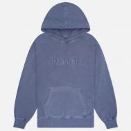 Мужская толстовка  Overdyed Embroidery Hoodie, цвет фиолетовый, размер XL thisisneverthat