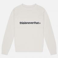 Мужской свитер  T-Logo Knit, цвет белый, размер XL thisisneverthat