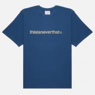 Мужская футболка  T-Logo Ribbed, цвет синий, размер S thisisneverthat