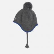 Шапка  Pom Earflap, цвет серый thisisneverthat