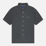 Мужская рубашка  Washed Denim Short Sleeve, цвет серый, размер XL thisisneverthat