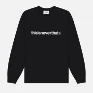 Мужской лонгслив  T-Logo, цвет чёрный, размер S thisisneverthat