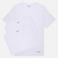 Комплект мужских футболок  3-Pack Tagless, цвет белый, размер L thisisneverthat