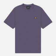 Мужская футболка  Oversized Cotton, цвет фиолетовый, размер XXL Lyle & Scott