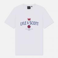 Мужская футболка  Cheers To Tradition Graphic, цвет белый, размер XXL Lyle & Scott