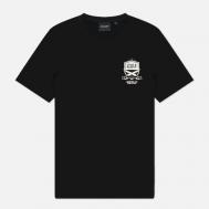 Мужская футболка  Legends On The Pitch Graphic, цвет чёрный, размер L Lyle & Scott