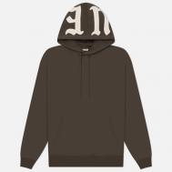 Мужская толстовка  Chenille Hoodie, цвет оливковый, размер L UNIFORM EXPERIMENT