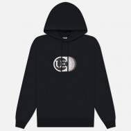 Мужская толстовка  Moire UE Hoodie, цвет чёрный, размер L UNIFORM EXPERIMENT