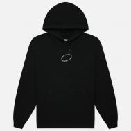 Мужская толстовка  Loop Logo Hoodie, цвет чёрный, размер L UNIFORM EXPERIMENT