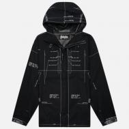 Мужская куртка ветровка  Map-Out 3-Layer Mountain Parka, цвет чёрный, размер XL UNIFORM EXPERIMENT