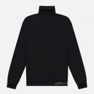 Мужской лонгслив  Waffle Highneck, цвет чёрный, размер XXL UNIFORM EXPERIMENT