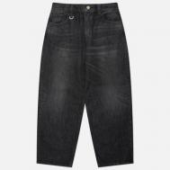 Мужские джинсы  Washed Denim Bold-Fit, цвет чёрный, размер XXL UNIFORM EXPERIMENT
