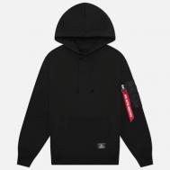 Мужская толстовка  Utility Pocket Hoodie, цвет чёрный, размер XXXL Alpha Industries