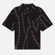 Мужская рубашка  Van Doren Printed Camp, цвет чёрный, размер L VANS