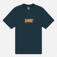 Мужская футболка  Stone Swirl Loose, цвет зелёный, размер S VANS